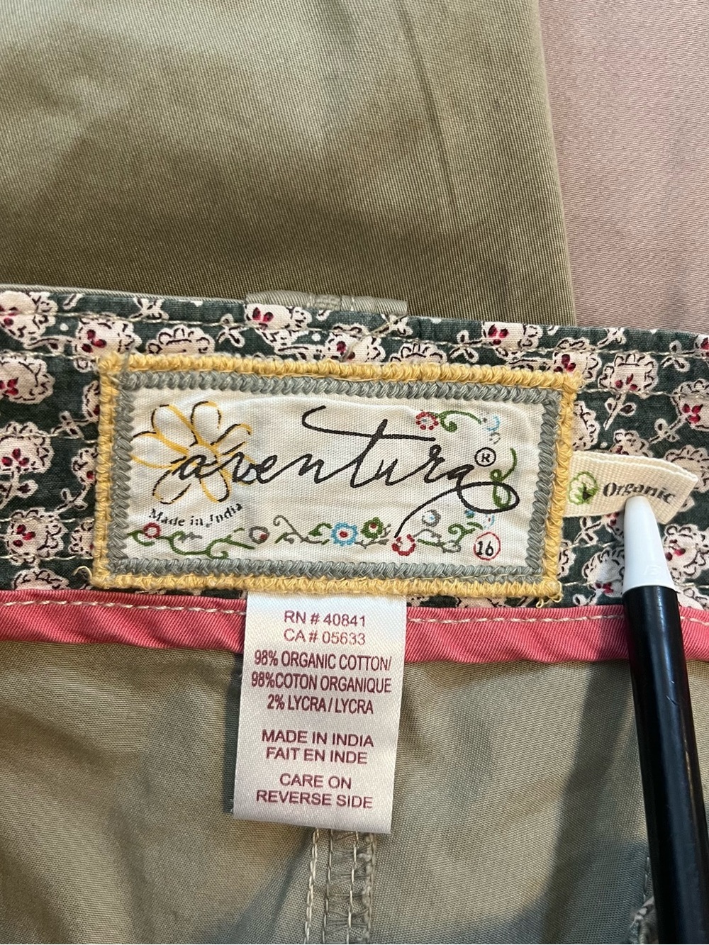 Aventura Light Sage Cargo Capris - Picture 4 of 8